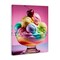 Stupell Industries Rainbow Hued Sundae Dessert Canvas Design by Tabz Jones